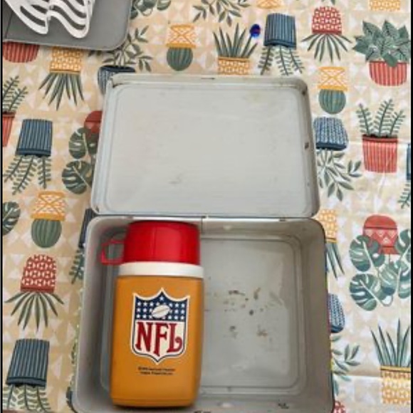 Vintage 1976 Nfc/Afc NFL Lunchbox/Thermos Set - Picture 3 of 8